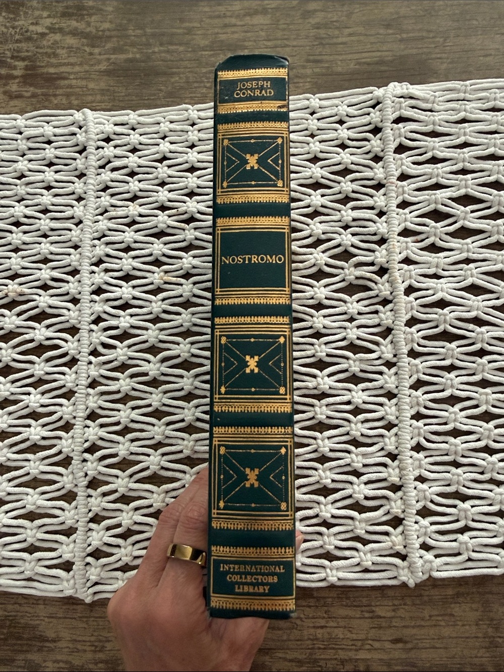 Vintage Joseph Conrad Nostromo Uncut Pages International Collectors Library Book